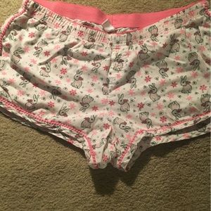 Victoria’s Secret snow bunny flannel bottoms